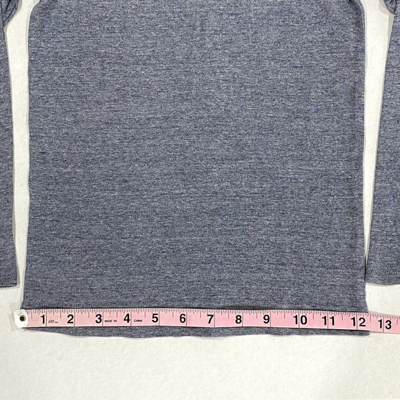 Gray Long Sleeve Shirt by Here + There Youth Girls Size 10 - Picture 7 of 8